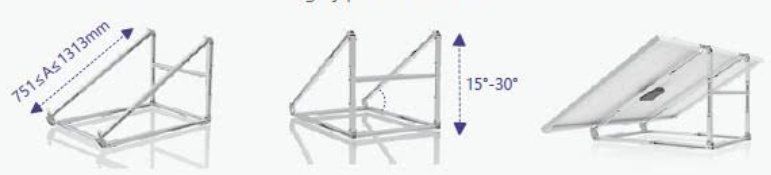 Solarmodul Halterung Universal