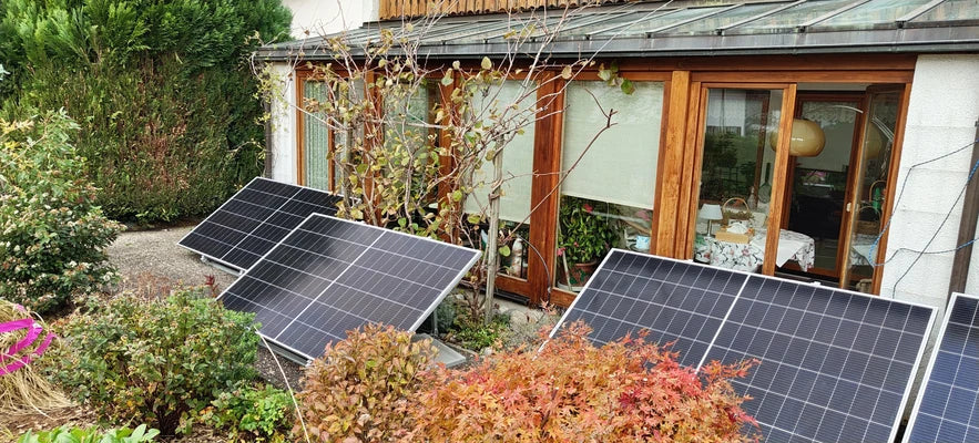 Balkonkraftwerk mit Solarspeicher